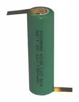 5035371-01.: Rechargeable Battery, 1.2 V, Nickel Metal Hydride, 2.1 Ah, AA, Opposing Tags, 1