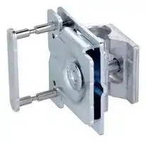 BEF-KHSQ12R01: Bar Clamp, Q-Lock, Steel, G10/P250, Photoelectric Sensor & Reflector