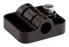 BEF-KHF-M08: Clamping Block, M8 Connector Round Sensors, Glass Fibre Reinforced Plastic