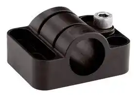 BEF-KHF-M18: Clamping Block, GR18/MH15V/V180-2/V18 Series Photoelectric Sensors, Glass Fibre Reinforced Plastic