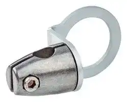 BEF-KHS-N10: Plate, Universal Clamp Bracket, M30 Connector Round Sensors, Steel