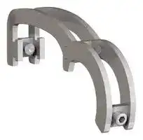 BEF-KHZPF063MPA: Bracket, MPA Series Round Body Cylinder Sensors, 10mm x 16.9mm x 53.1mm, Stainless Steel