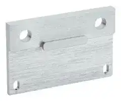 BEF-MIS-25G: Mounting Plate, MIS-025CLTP0 Magnetic Sensors, Aluminium