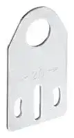 BEF-WG-M12N: Mounting Bracket, M12 Connector Sensors, Stainless Steel