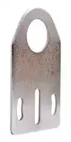 BEF-WG-M8: Mounting Plate, M8 Connector Sensors, Zinc Coated Steel