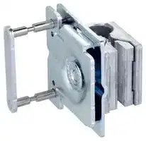 BEF-KHSQ12ZR01: Bar Clamp System, Q-Lock, Slot-In Sheet, Die-cast Zinc, Steel, G10 Series Sensors, P250 Reflector