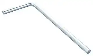BEF-MS12L-S03: Mounting Bar, L-Shaped, 100 mm x 250 mm, Zinc Coated Steel
