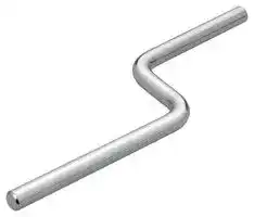 BEF-MS12Z-NB: Mounting Bar, Z-Shaped, 150 mm x 70 mm x 250 mm, Stainless Steel