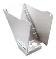 DEFLECT MIRROR: Deflector Mirror, Corner, Stainless Steel Base Plate