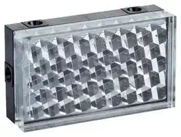 P22: Reflector, Sensor, Rectangular, 23.5mm x 39.2mm, Screw On, PMMA/ABS
