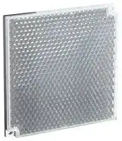PL100: Reflector, Sensor, Rectangular, 100mm x 100mm, Screw On, PMMA/ABS