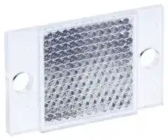 PL10FH: Reflector, Sensor, Fine Triple, 20mm x 32mm, Screw On, Polycarbonate