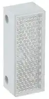 PL12F: Reflector, Laser Sensor, Fine Triple, 13mm x 33mm, Screw On, PMMA/ABS