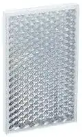 PL81: Reflector, Sensor, Rectangular, 50mm x 80mm, Self Adhesive, PMMA/ABS
