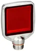 PLH25-M12: Reflector, Sensor, Chemical Resistant, 25mm, M12 Adapter Thread, IP69K, Stainless Steel