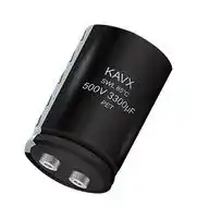 SWLB080152M350B: Electrolytic Capacitor, 1500 µF, 350 V, ± 20%, Screw, 3000 hours @ 85°C