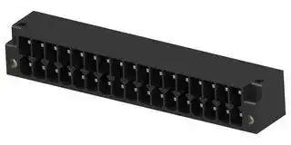 1-2842497-7: Terminal Block, 2Row, Black, w/ Flange, Header, 3.5 mm, 34 Ways, 8 A, 150 V