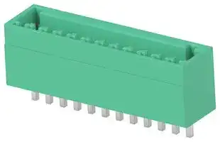1-2842529-2: Terminal Block, 1Row, Green, Header, 2.5 mm, 12 Ways, 4 A, 150 V, Through Hole Vertical