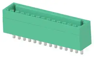 1-2842529-4: Terminal Block, 1Row, Green, Header, 2.5 mm, 14 Ways, 4 A, 150 V, Through Hole Vertical