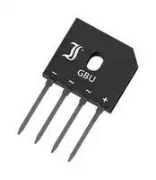 GBV15J: Bridge Rectifier, Single Phase, 600 V, 15 A, GBU, 4 Pins, 1.1 V