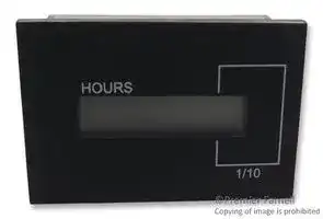 17470731B-01: Panel Mount Timer, 12 VDC, 48 VDC, 0 s, 99999.9 h, 24.1 mm, 36.8 mm