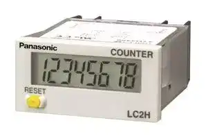 LC2HFE2KKJ: Panel Counter, LCD, 8 Digit, 8 Digit, 8.7 mm Digit, 45 mm x 22.2 mm, LC2H Series