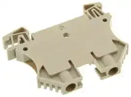 1020200000: TERMINAL BLOCK, DIN RAIL, 2 POSITION, 20-8AWG