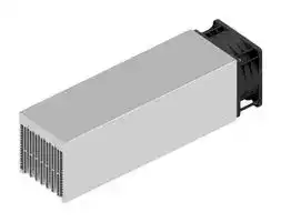 LA 34 250 12: Fan / Force Cooled Heat Sink, 12VDC, 0.117 K/W, 83 mm, 80 mm, 250 mm, 222 m³/h, 71 dBA