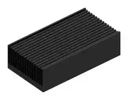 SK 497 300 SA: Heat Sink, 0.038 K/W, 165 mm, 84 mm, 300 mm