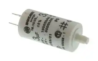 4.16.17.03.64: Motor Run Capacitor, Metallized PP, Can, 2.5 µF, ± 5%, Stud Mount - M8, 450 V