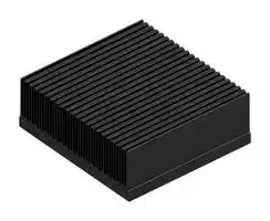 SK 498 200 SA: Heat Sink, 0.038 K/W, 215 mm, 76 mm, 200 mm