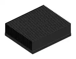 SK 498 250 SA: Heat Sink, 0.038 K/W, 215 mm, 76 mm, 250 mm