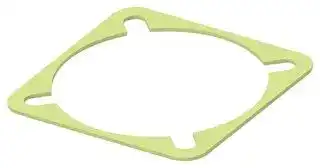 2428008-1: EMI Shielding Gasket, Conductive Sheet, Silver Plated Aluminium, 41.28mm L x 41.28mm W x 0.8mm D