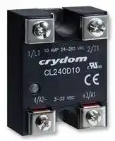 CL240D05: Solid State Relay, 5 A, 280 VAC, Panel Mount, Screw, Zero Crossing