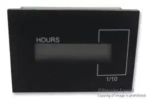 17470712B-01: Panel Mount Timer, 100 VAC, 230 VAC, 0 s, 99999.9 h, 24.1 mm, 36.8 mm