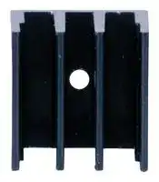 E3A-T220-25E: Heat Sink, 12.4 °C/W, D34, 25.4 mm, 25.4 mm, 25.4 mm