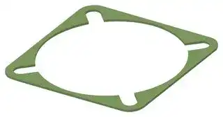 93-22075: EMI Shielding Gasket, Conductive Sheet, Nickel Plated Graphite, 47.63mm L x 47.63mm W x 0.8mm D