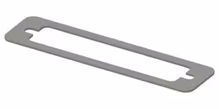 95-22004: EMI Shielding Gasket, Nickel Plated Graphite, Kemtron 95 Series, 17.5mm L x 74.4mm W x 0.8mm D