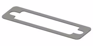 95-22005: EMI Shielding Gasket, Nickel Plated Graphite, Kemtron 95 Series, 20.3mm L x 72.1mm W x 0.8mm D