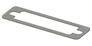 95-22005: EMI Shielding Gasket, Nickel Plated Graphite, Kemtron 95 Series, 20.3mm L x 72.1mm W x 0.8mm D