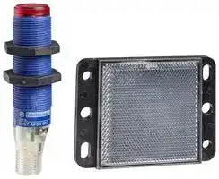 XUBTAPSNM12.: Photoelectric Sensor, OsiSense XU, Retroreflective, 1.4 m, PNP, 12 Vdc to 24 Vdc, M12 Connector