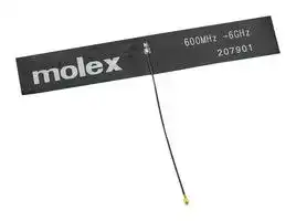 207901-0100.: Antenna, Cellular / 3G, 3 GHz to 6 GHz, 5.4 dBi, 50 ohm, Adhesive, Linear Polarisation