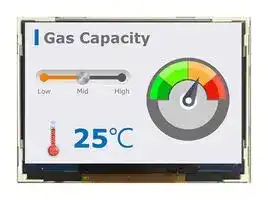 MDT0240CIH-RGB: TFT LCD, 2.4 ", 800 x 480 Pixels, Landscape, RGB, 3.3V