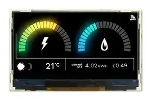 MDT0400GIH-LVDS: TFT LCD, 4 ", 1920 x 1080 Pixels, Landscape, RGB, 3.3V