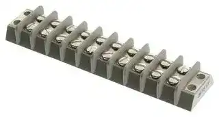 38TB-10F: TERMINAL BLOCK, BARRIER, 10 POSITION, 14AWG