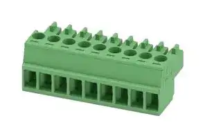 1840434: Pluggable Terminal Block, 3.5 mm, 9 Ways, 28 AWG, 16 AWG, 1.5 mm², Screw