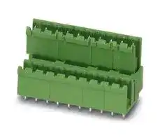 1763032: Terminal Block, 2Row, Header, 5 mm, 2 Ways, 10 A, 320 V, Through Hole Vertical
