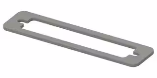 95-22009: EMI Shielding Gasket, Nickel Plated Graphite, Kemtron 95 Series, 17.5mm L x 74.4mm W x 1.6mm D