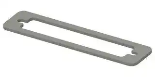 95-22009: EMI Shielding Gasket, Nickel Plated Graphite, Kemtron 95 Series, 17.5mm L x 74.4mm W x 1.6mm D