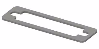 95-22010: EMI Shielding Gasket, Nickel Plated Graphite, Kemtron 95 Series, 20.3mm L x 72.1mm W x 1.6mm D